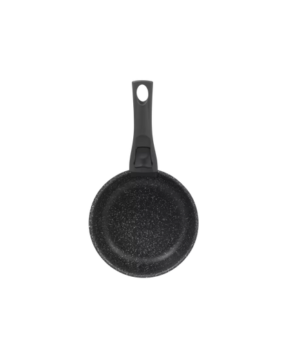 3 cazos 16/18/20 cm negro mate + mango extraible