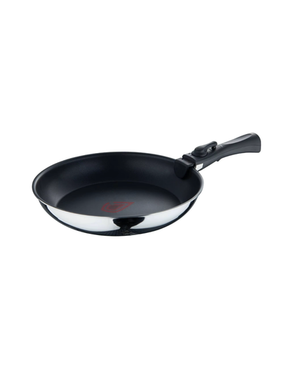 2 Sartenes 24/26 cm Acero Inox + Mango extraíble