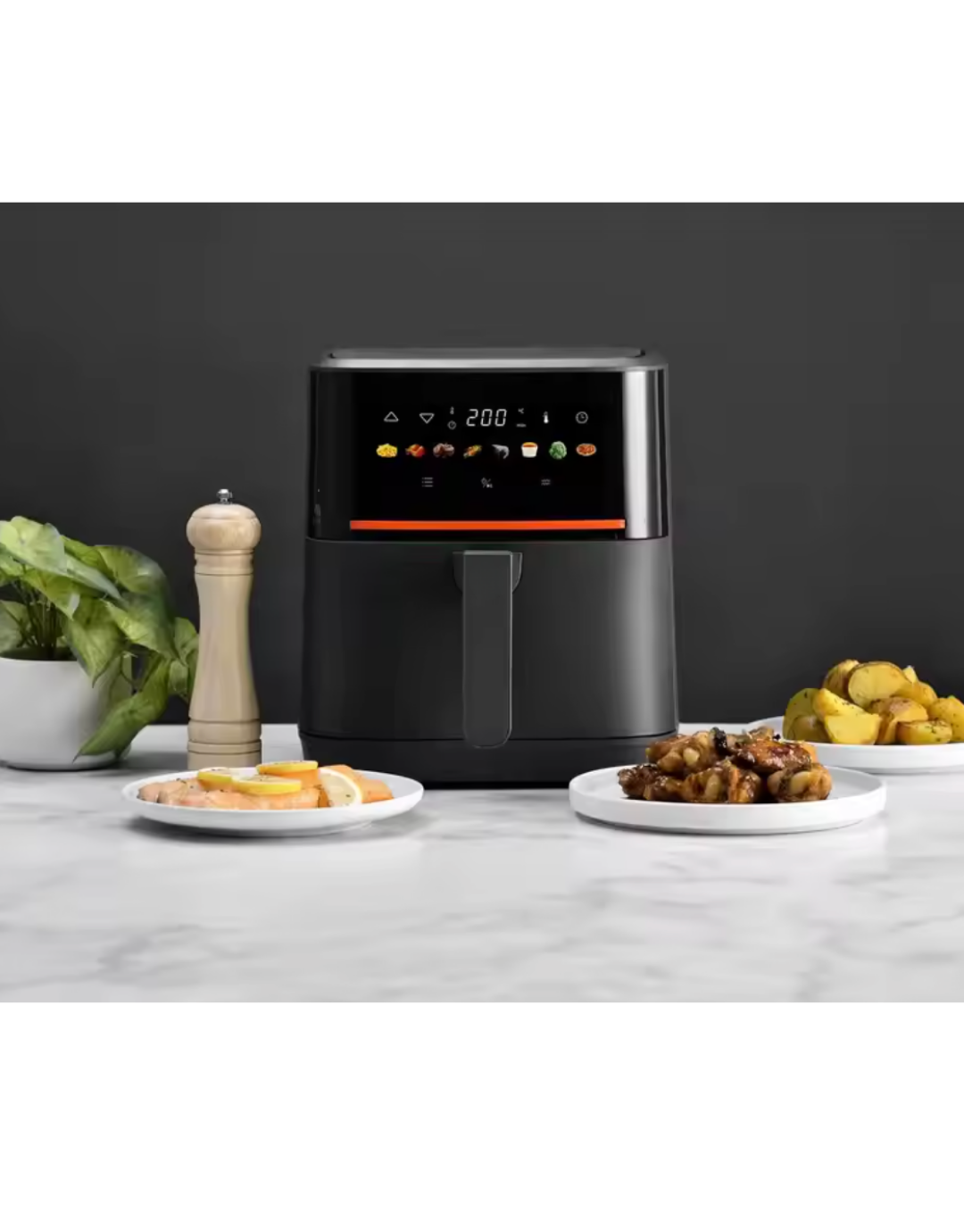 Freidora de Aire XTRA de 6.5L y 2200W con Pantalla Táctil