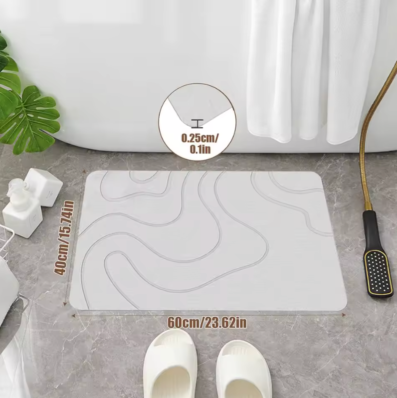 Alfombra Baño de Diatomita de 40x60cm