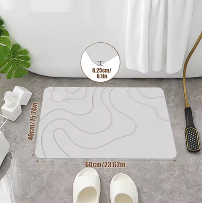 Alfombra Baño de Diatomita de 40x60cm